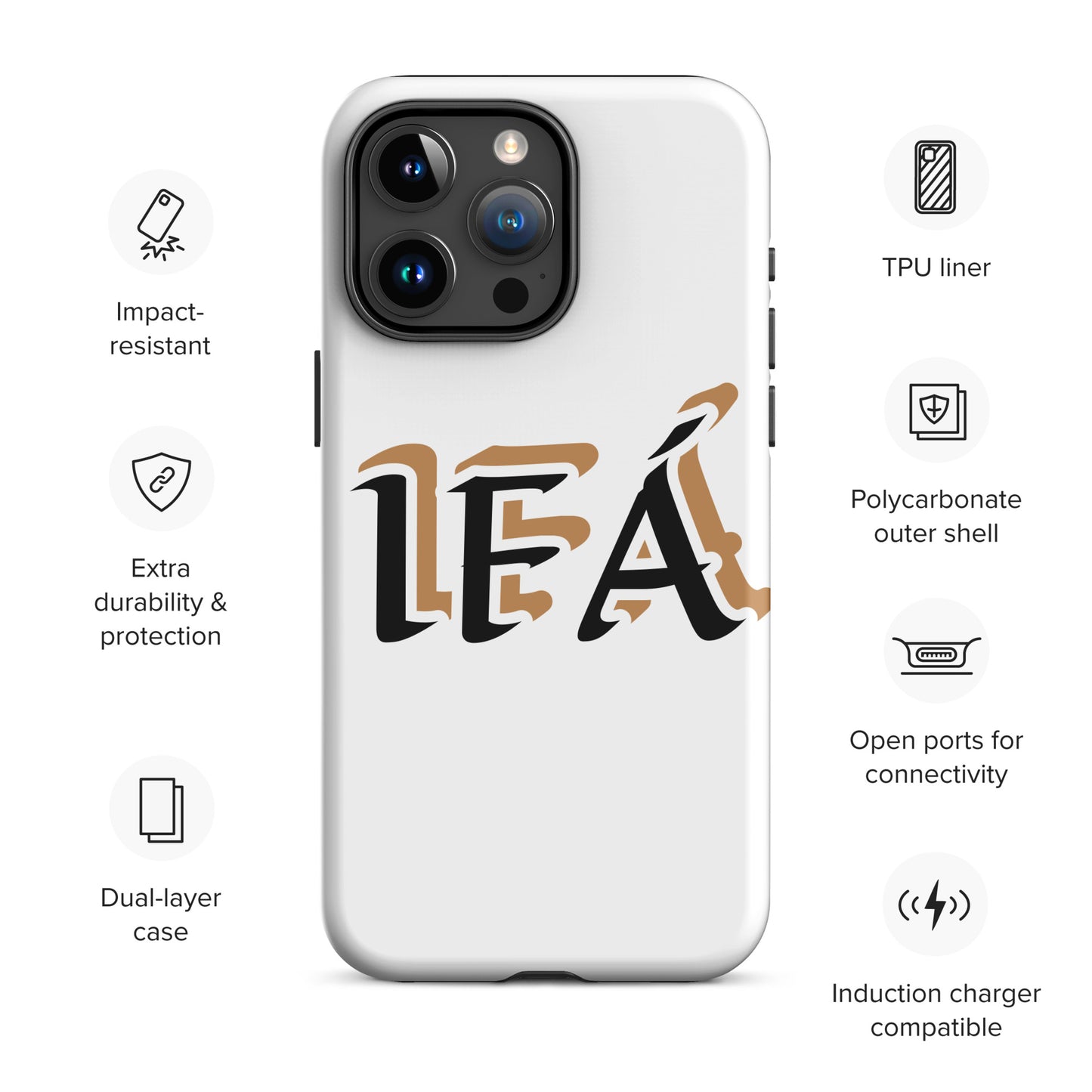 IFÁ Black/Gold White Tough Case for iPhone®