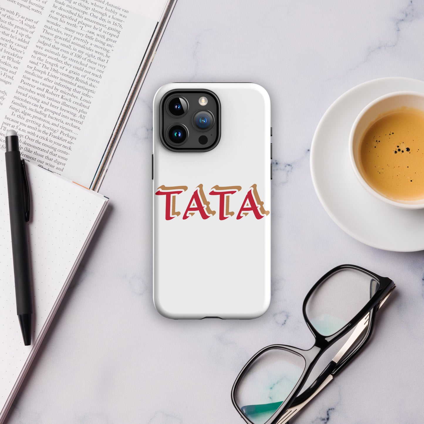 TATA White Tough Case for iPhone®