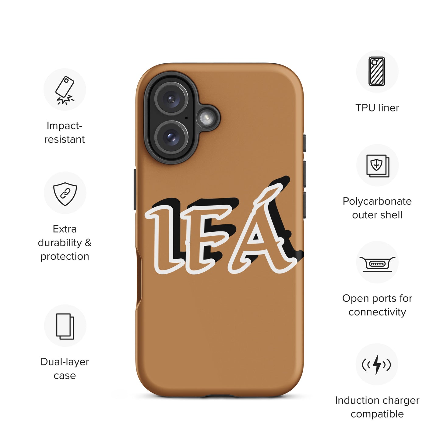 IFÁ Gold/Black Gold Tough Case for iPhone®