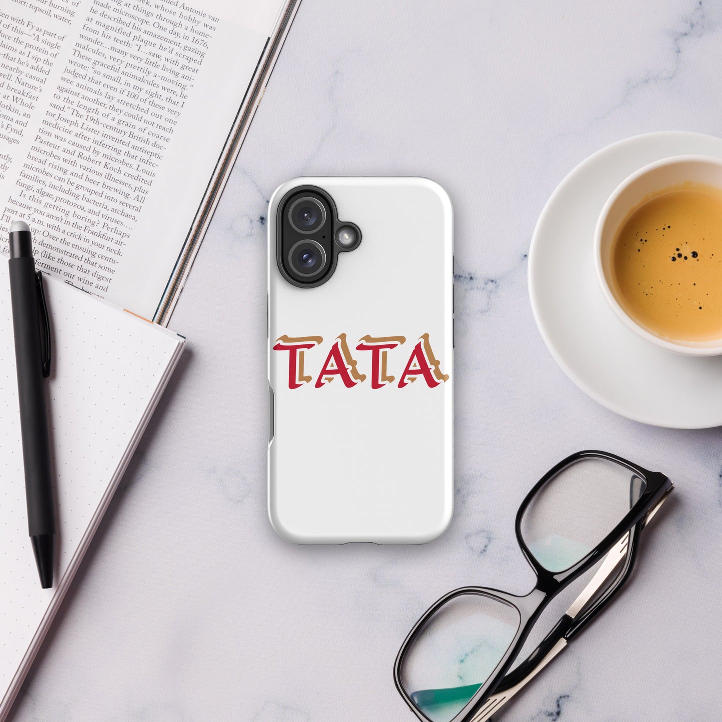 TATA White Tough Case for iPhone®