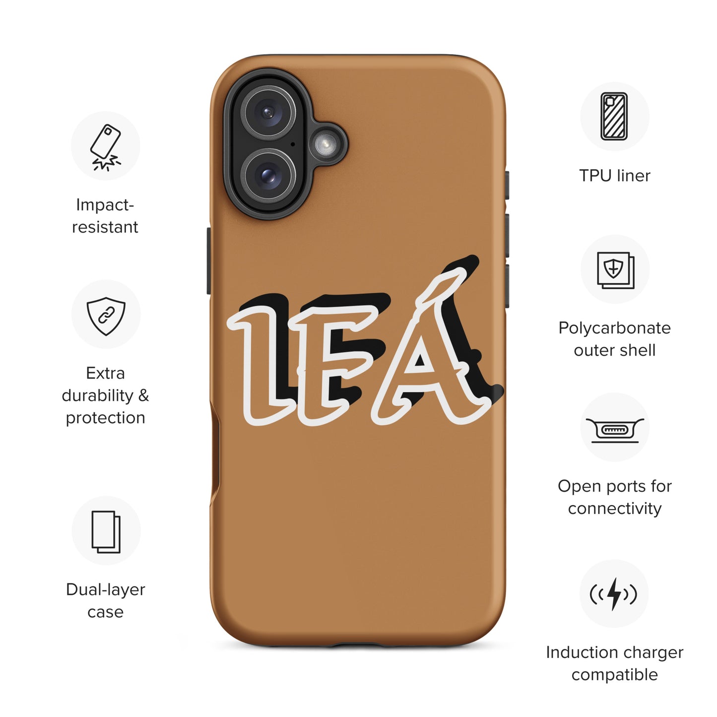 IFÁ Gold/Black Gold Tough Case for iPhone®