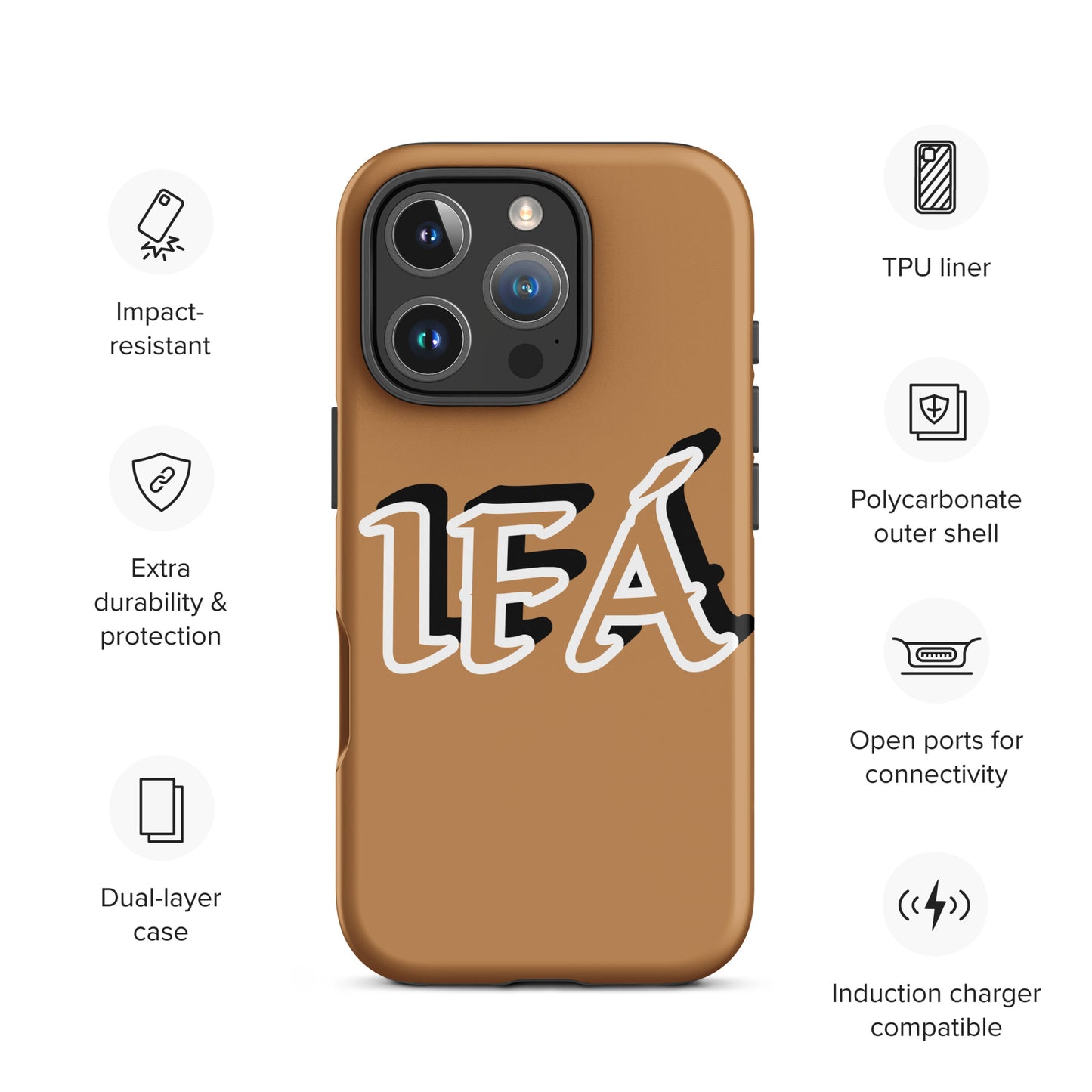 IFÁ Gold/Black Gold Tough Case for iPhone®