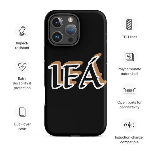 IFÁ Black/Gold Black Tough Case for iPhone®