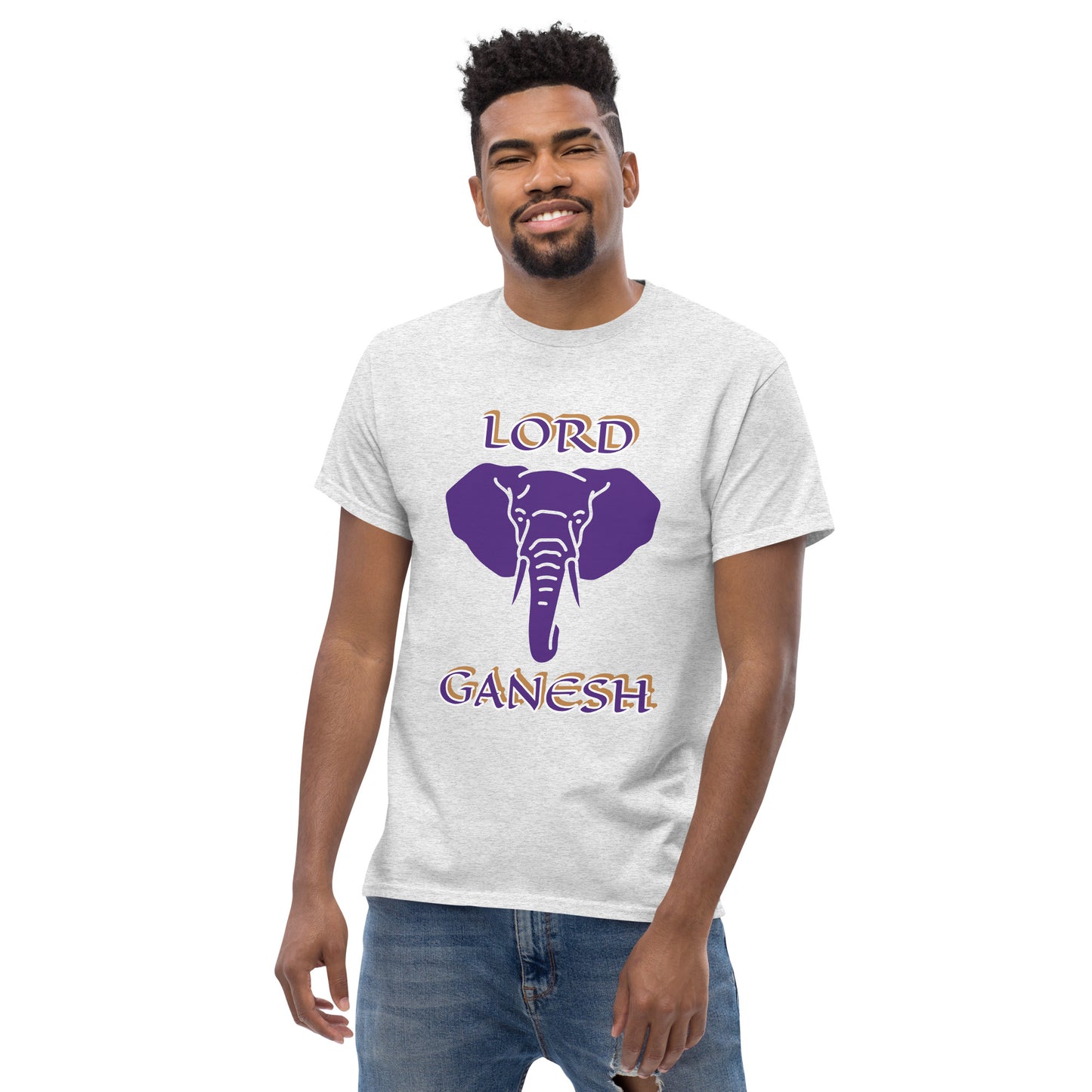 Lord Ganesh Purple Unisex classic tee