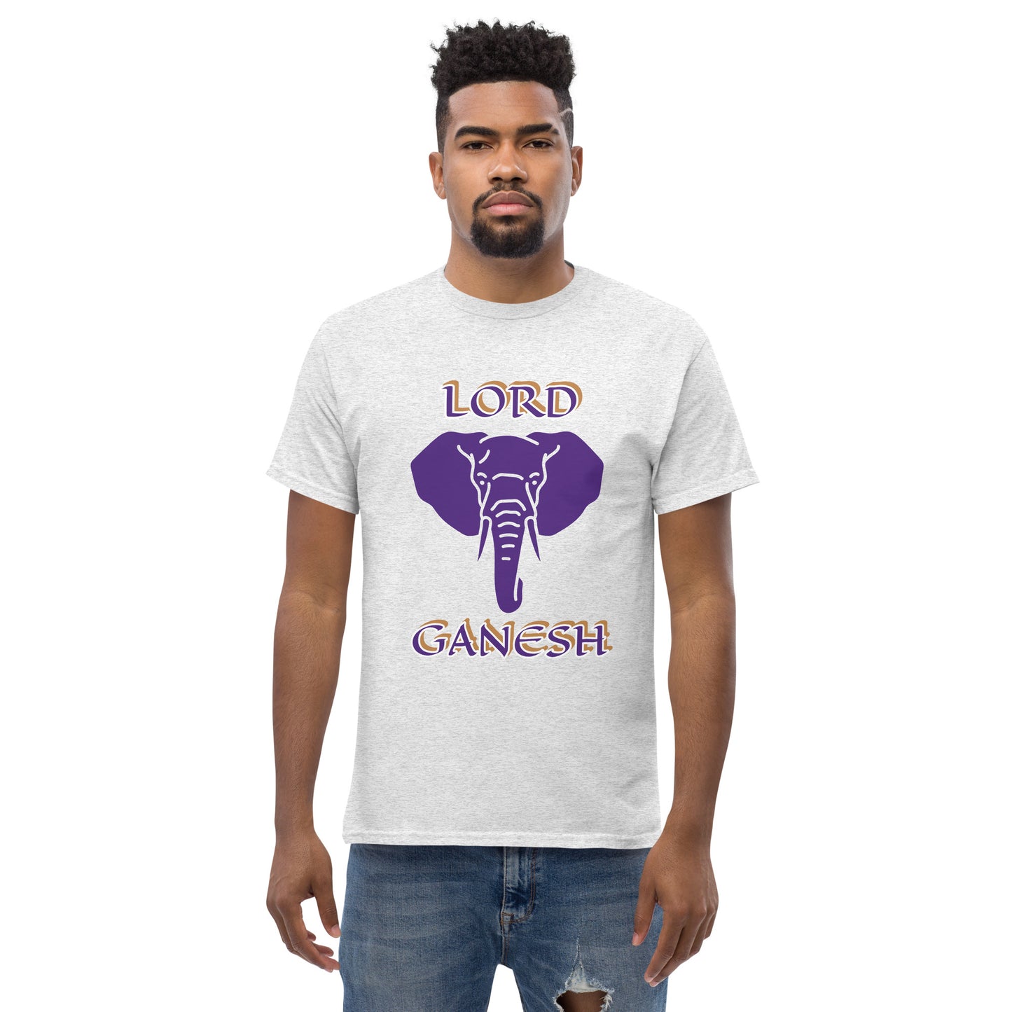 Lord Ganesh Purple Unisex classic tee