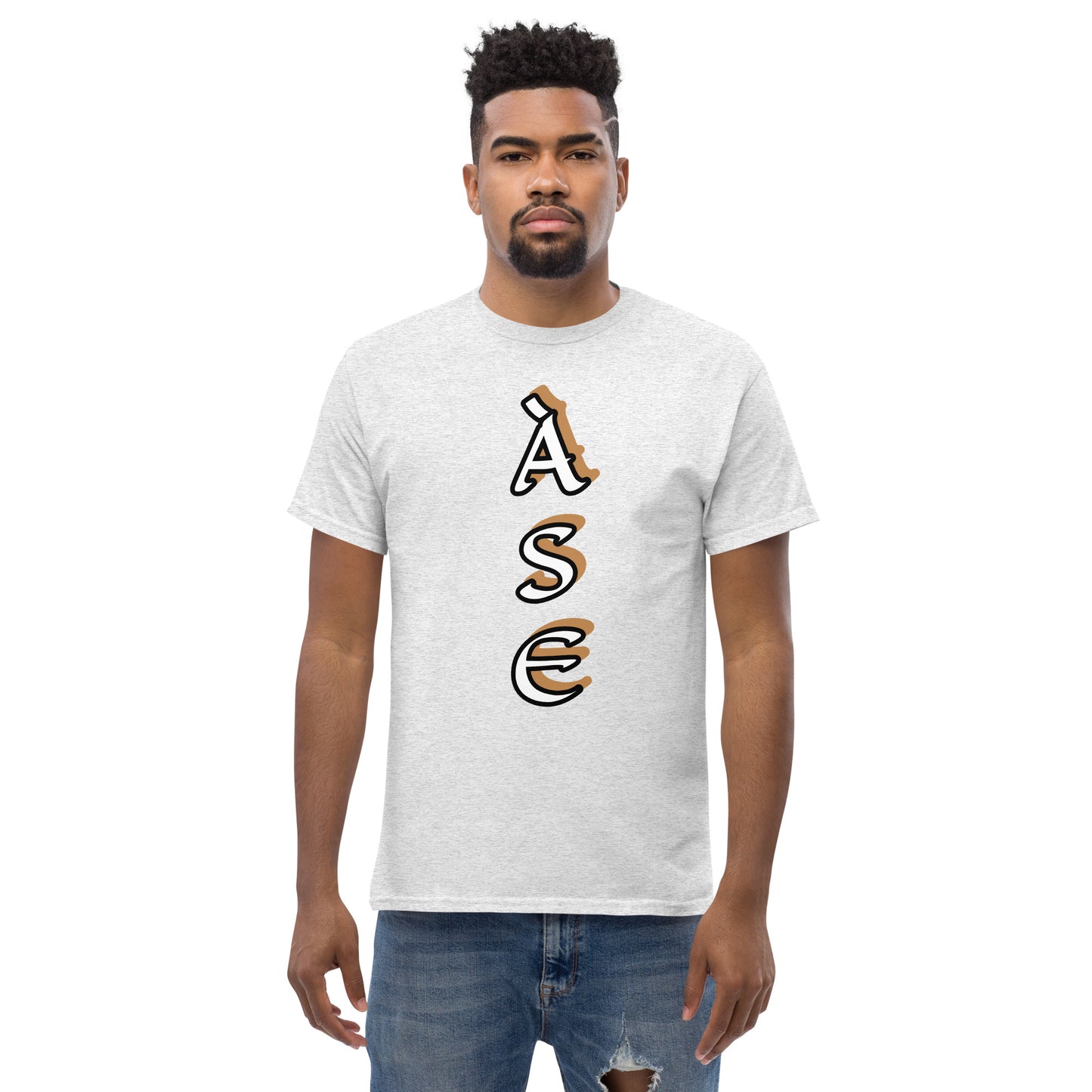 Ase white/gold Unisex classic tee