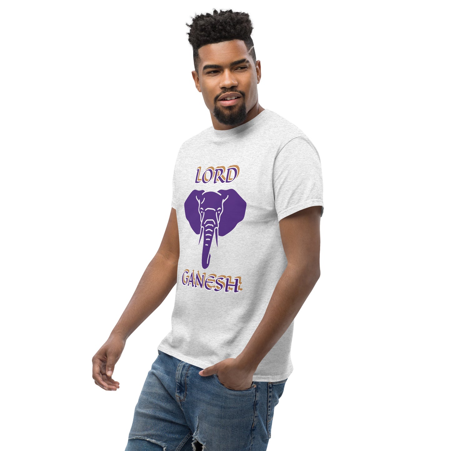 Lord Ganesh Purple Unisex classic tee