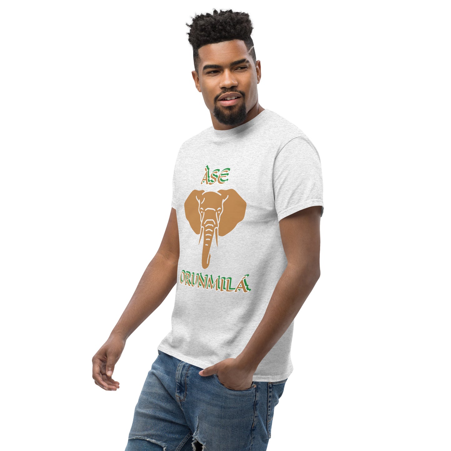 Ase Orunmila Isese reverse Unisex classic tee