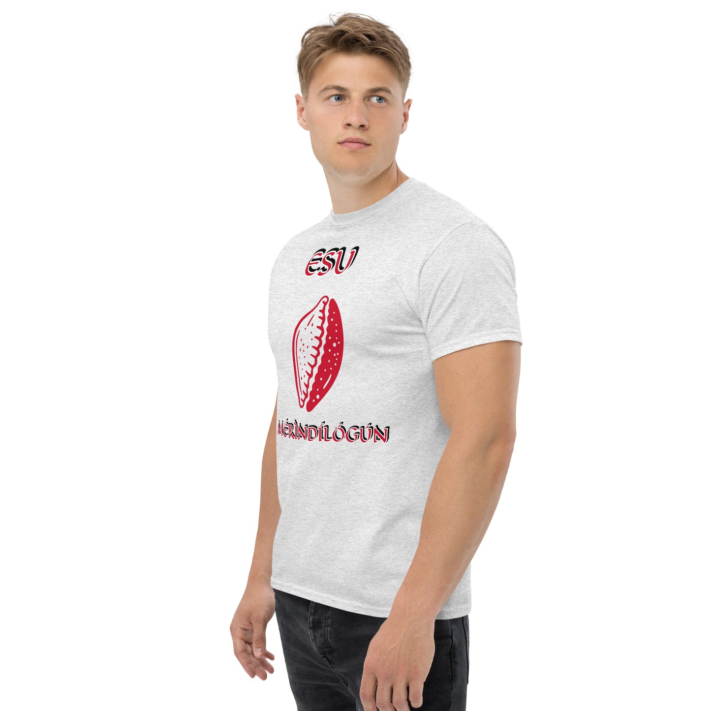ESU Merindinlogun Isese Red Unisex classic tee