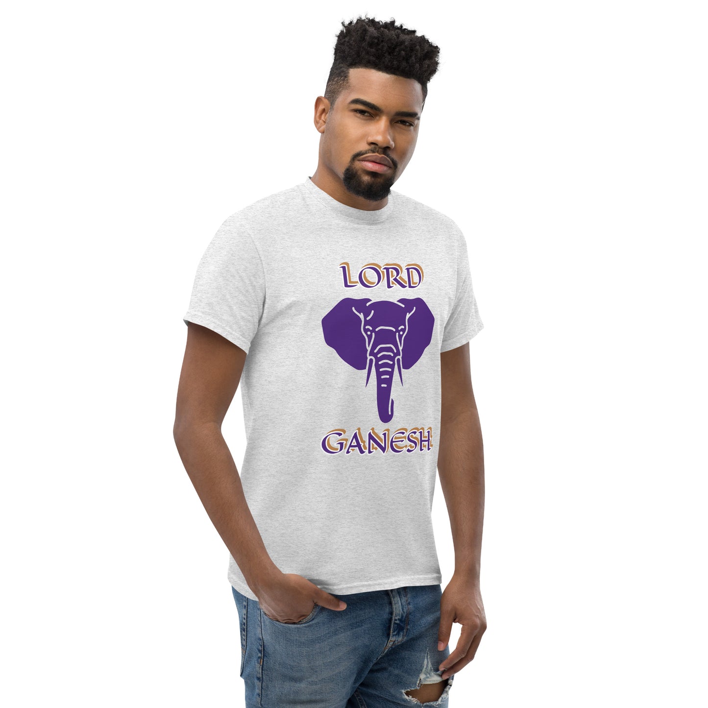 Lord Ganesh Purple Unisex classic tee