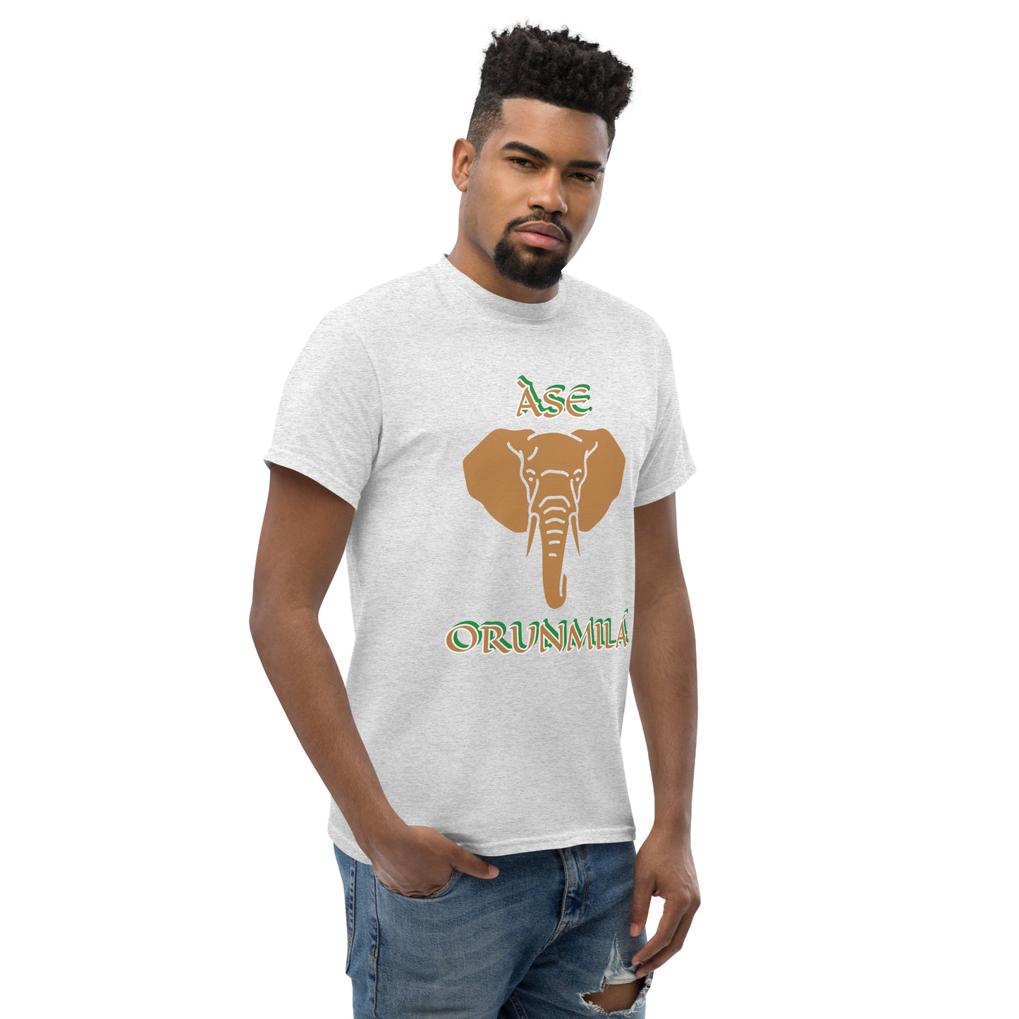 Ase Orunmila Isese reverse Unisex classic tee