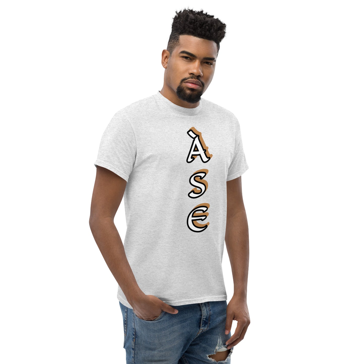 Ase white/gold Unisex classic tee