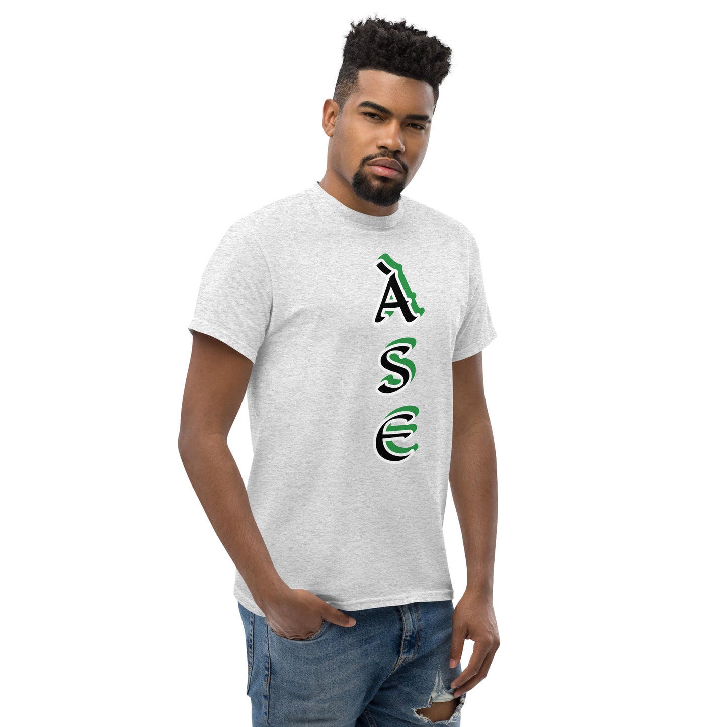 Ase Aje ju Ogun 3 vertical Unisex classic tee