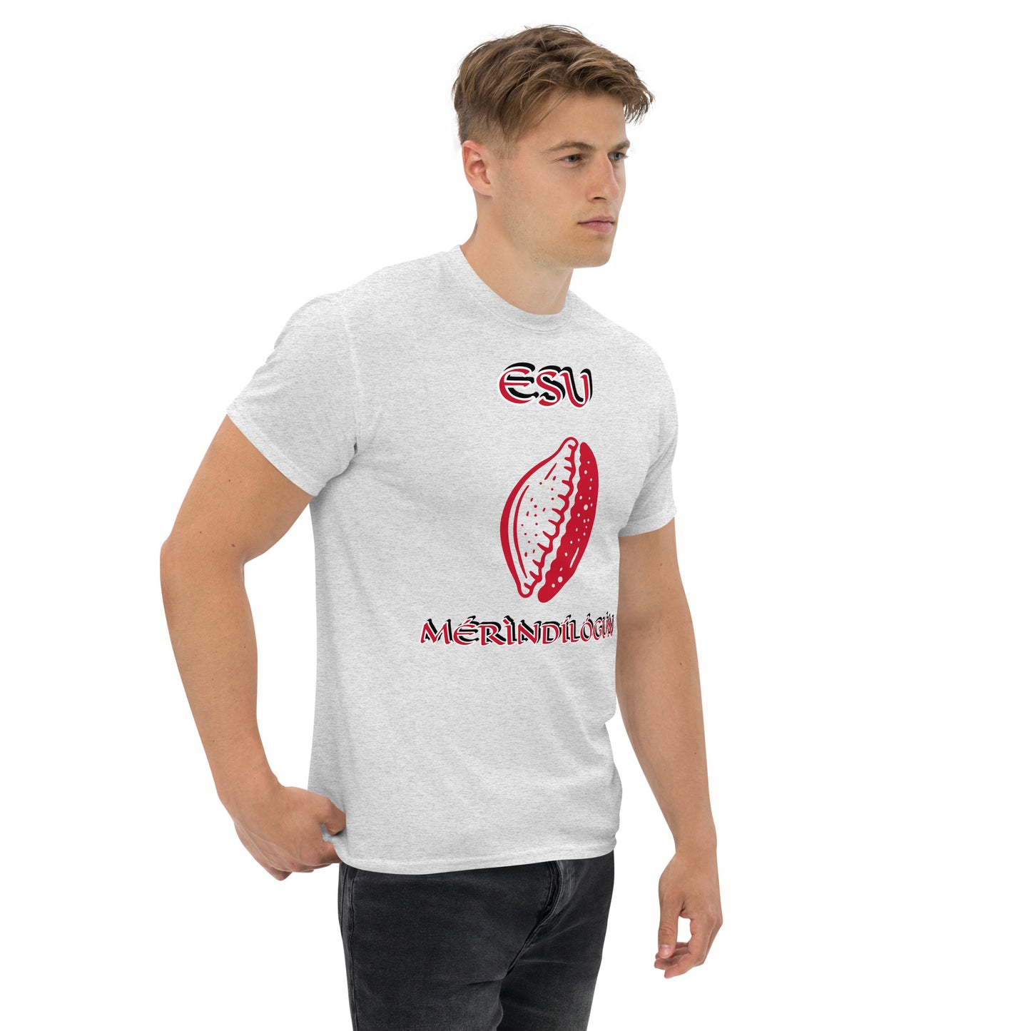 ESU Merindinlogun Isese Red Unisex classic tee