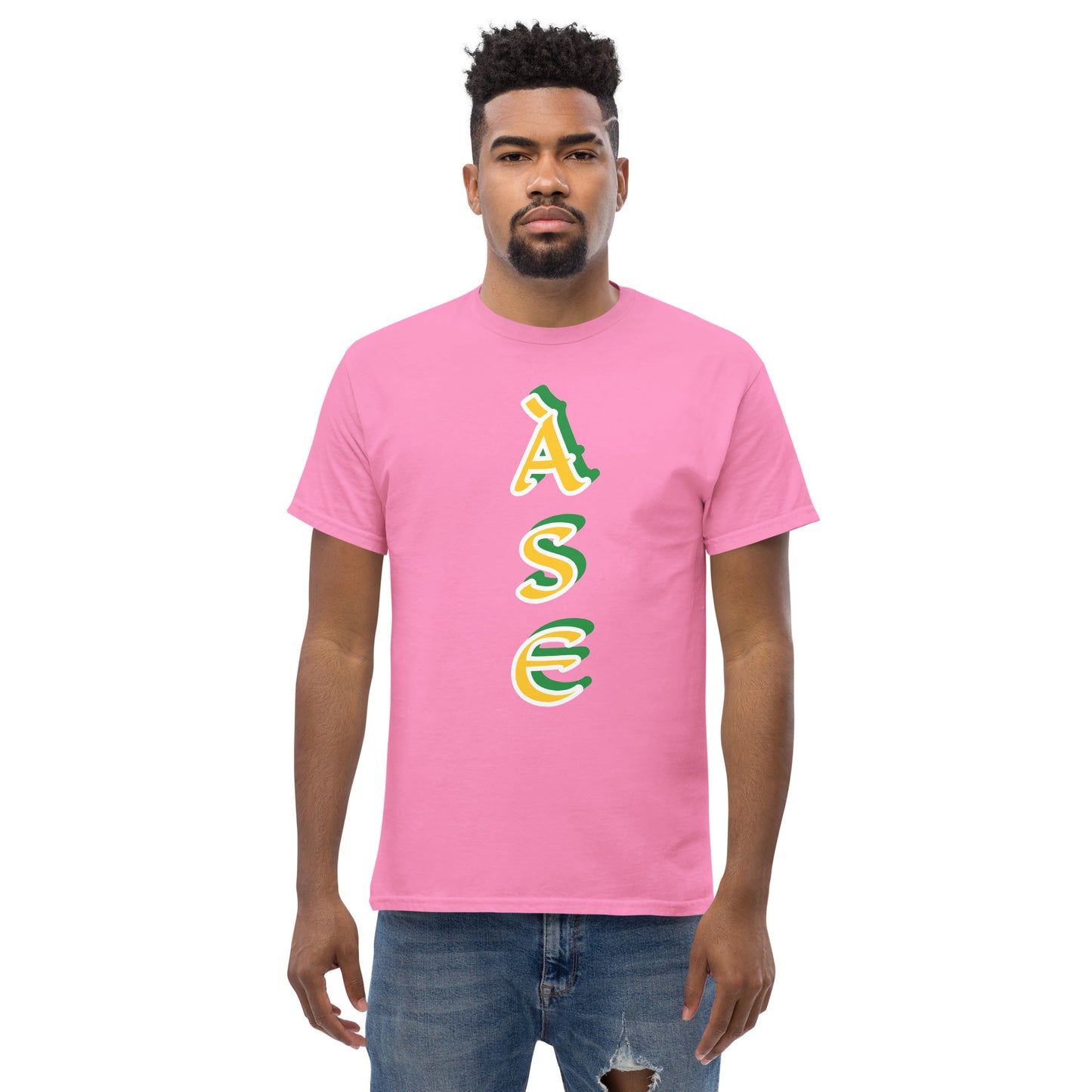 Ase Lucumi reverse vertical Unisex classic tee