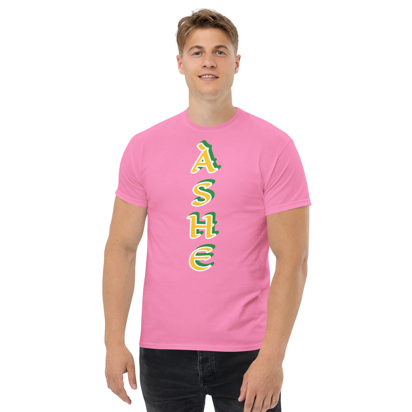 Ashe Lucumi reverse vertical Unisex classic tee