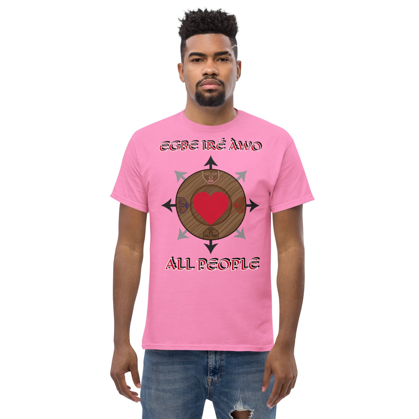 Egbe Ire Awo Logo Love all people Unisex classic tee