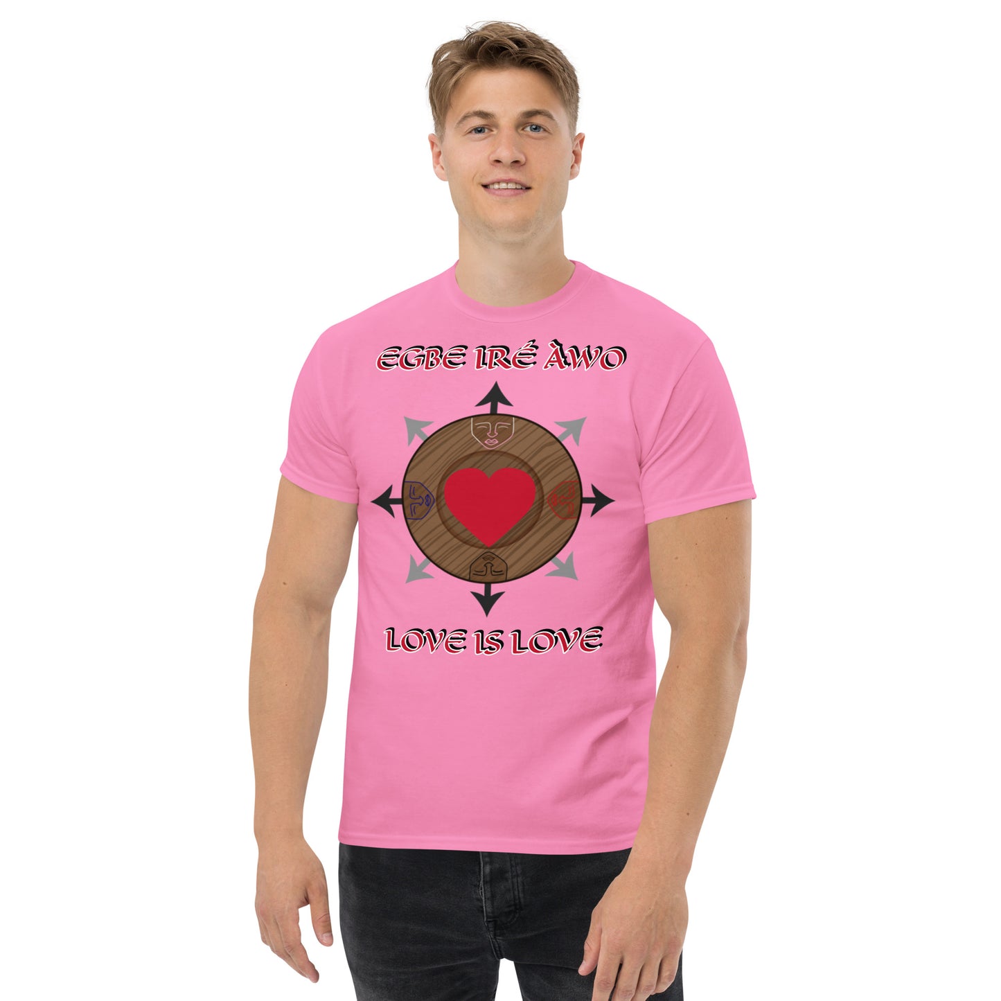 Egbe Ire Awo Logo Love is Love Unisex classic tee