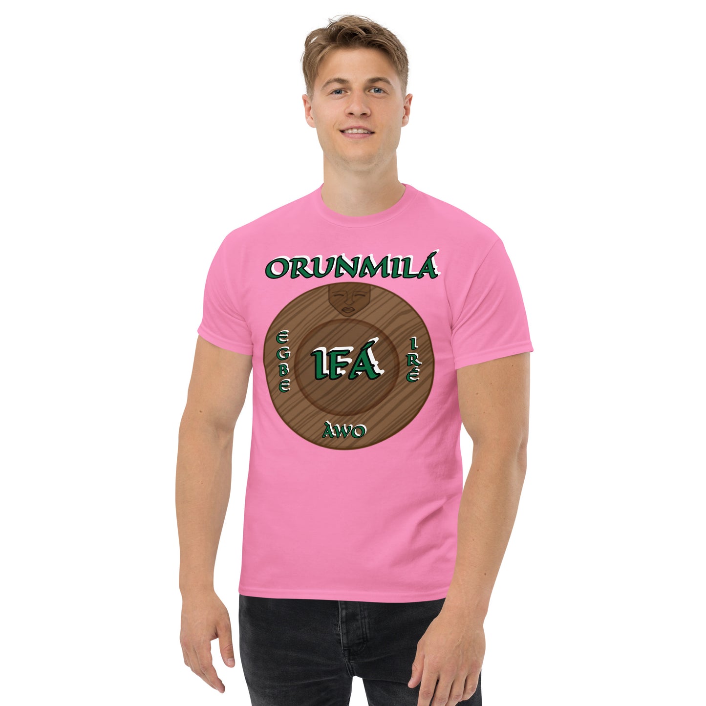 ORUNMILÁ Egbe IRÉ ÀWO Logo  Ifa Aje ju Ogun Unisex classic tee