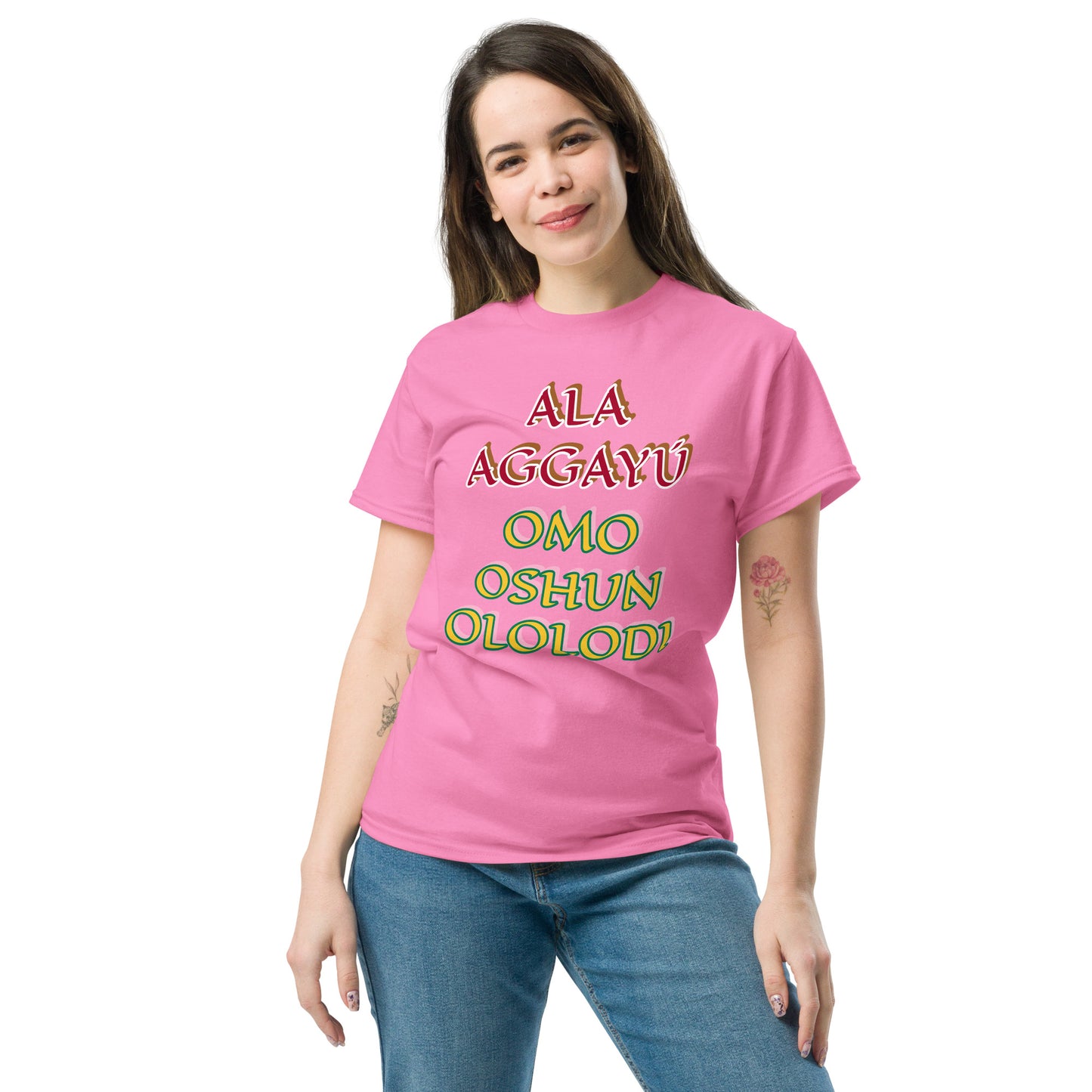 Ala Aggayu Omo Oshun Ololodi Lucumi Unisex classic tee
