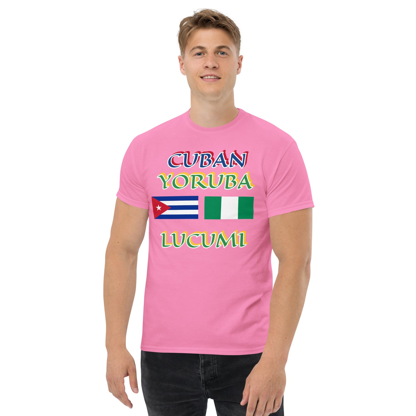 Cuban Yoruba Lucumi Dual Flag Unisex classic tee