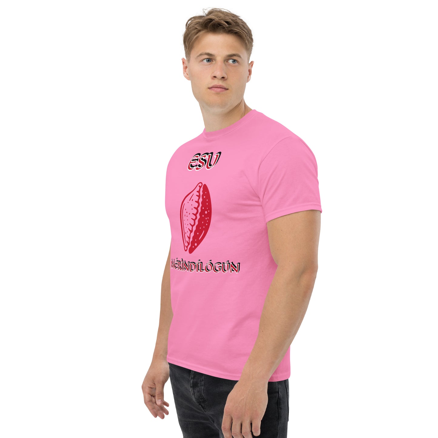 ESU Merindinlogun Isese Red Unisex classic tee