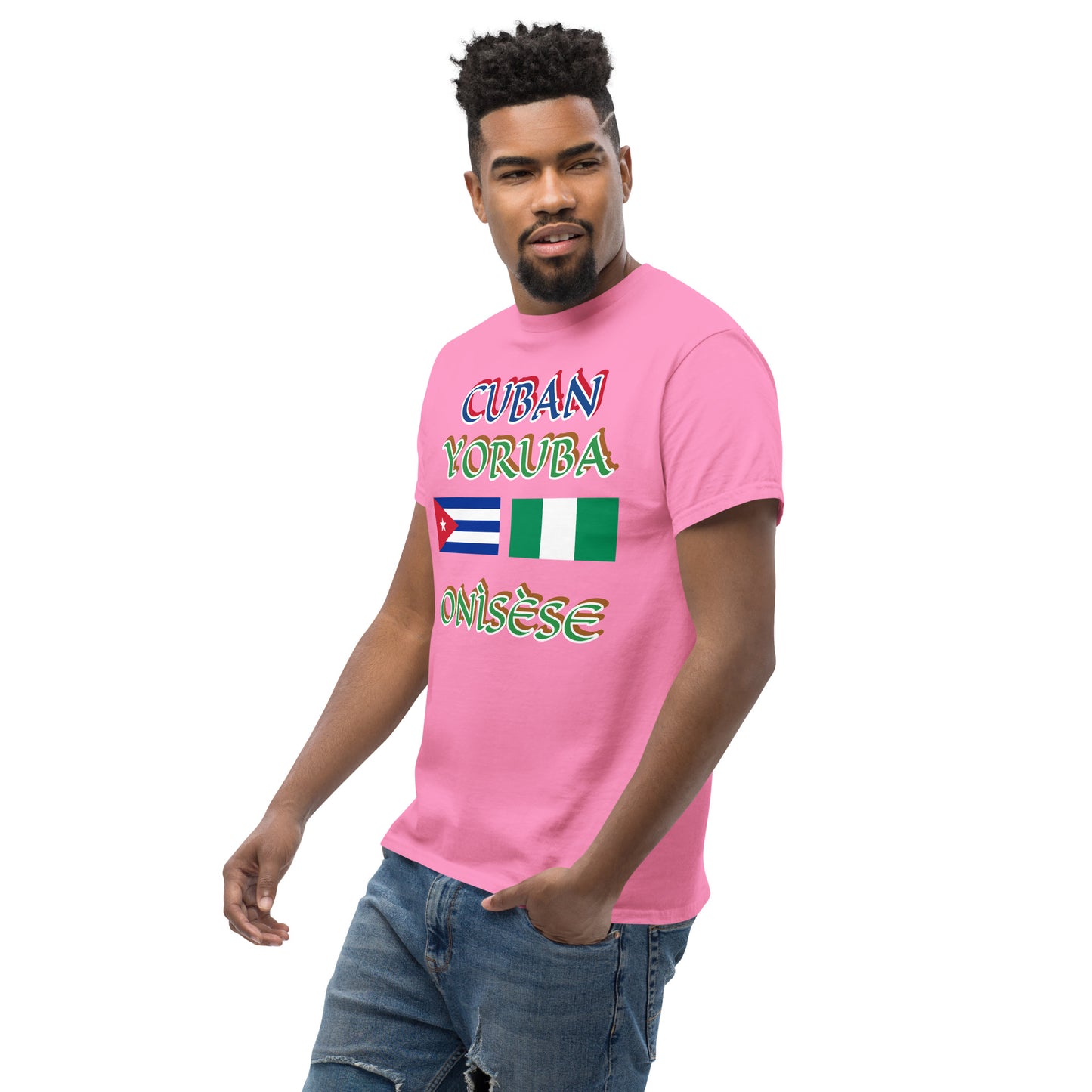 Cuban Yoruba Onisese Dual Flag Unisex classic tee