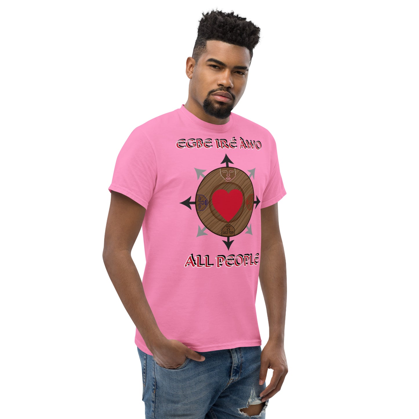 Egbe Ire Awo Logo Love all people Unisex classic tee