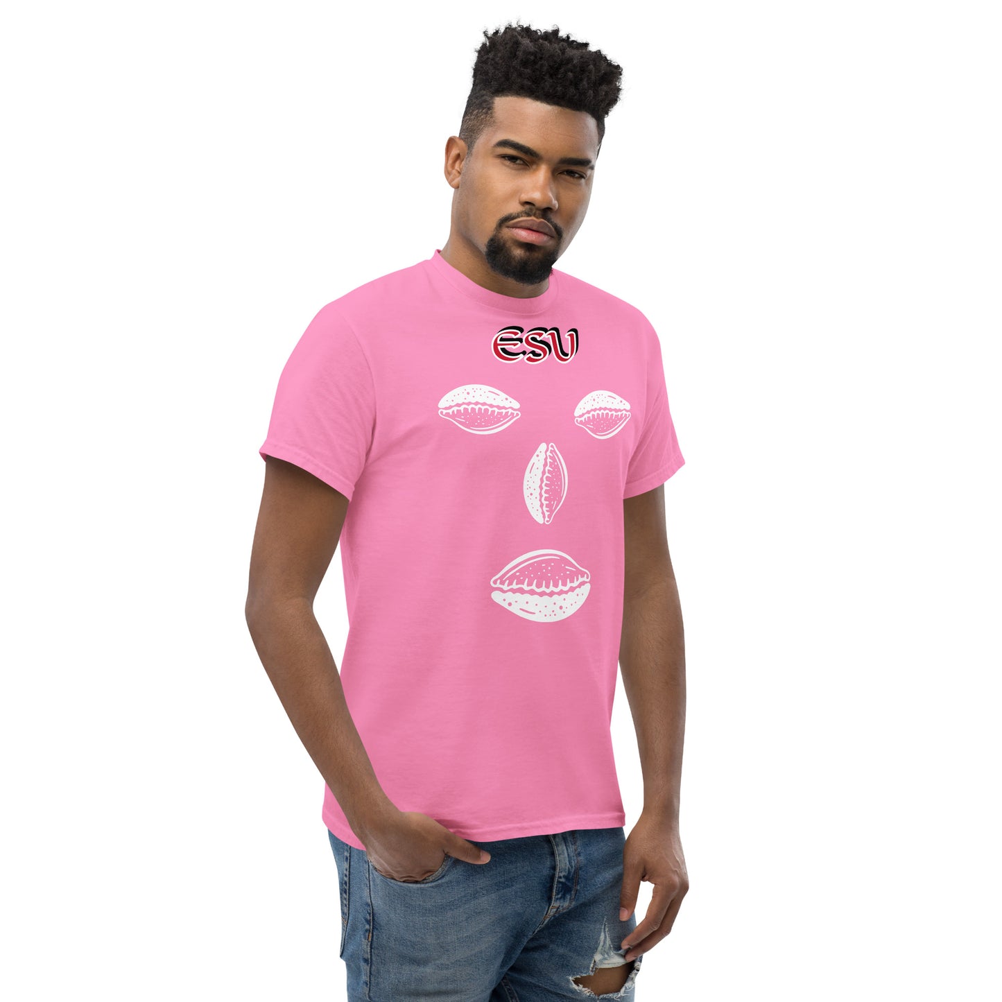ESU Isese Cowrie White Unisex classic tee