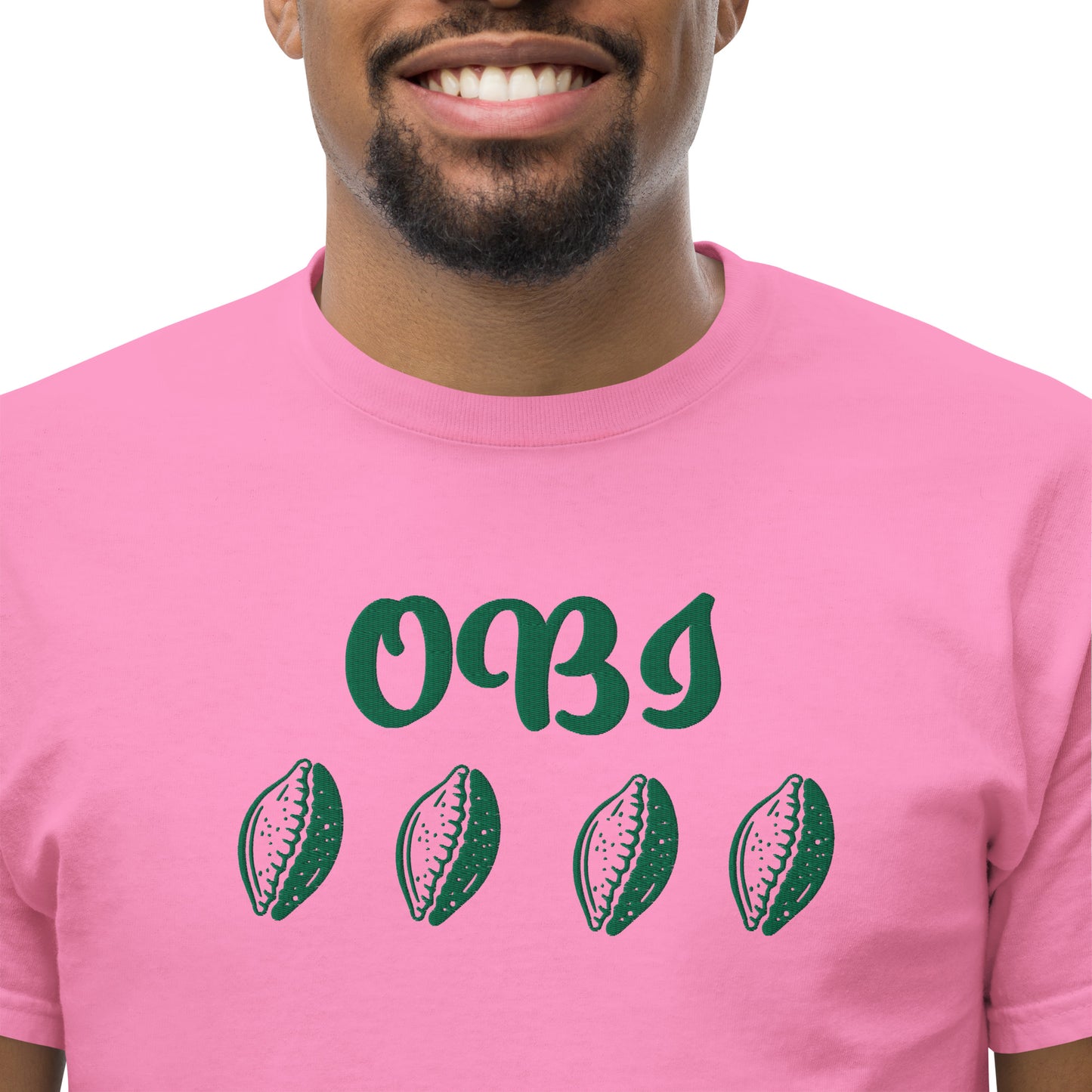 OBI Green Embroidered Unisex classic tee