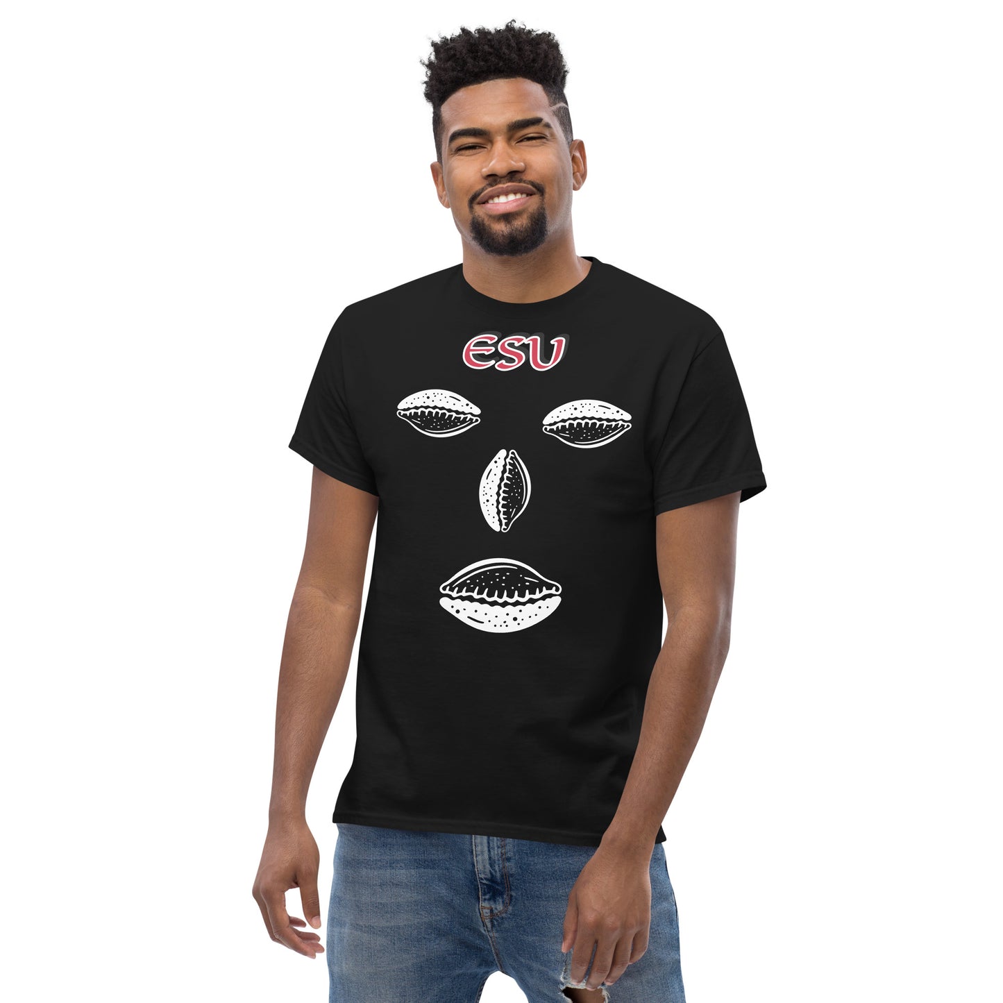 ESU Isese Cowrie White Unisex classic tee