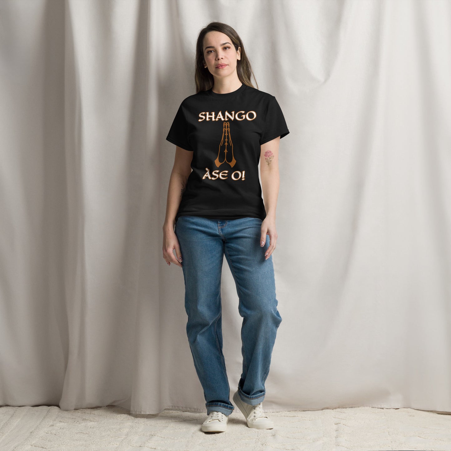 Shango Lucumi Ase o Unisex classic tee