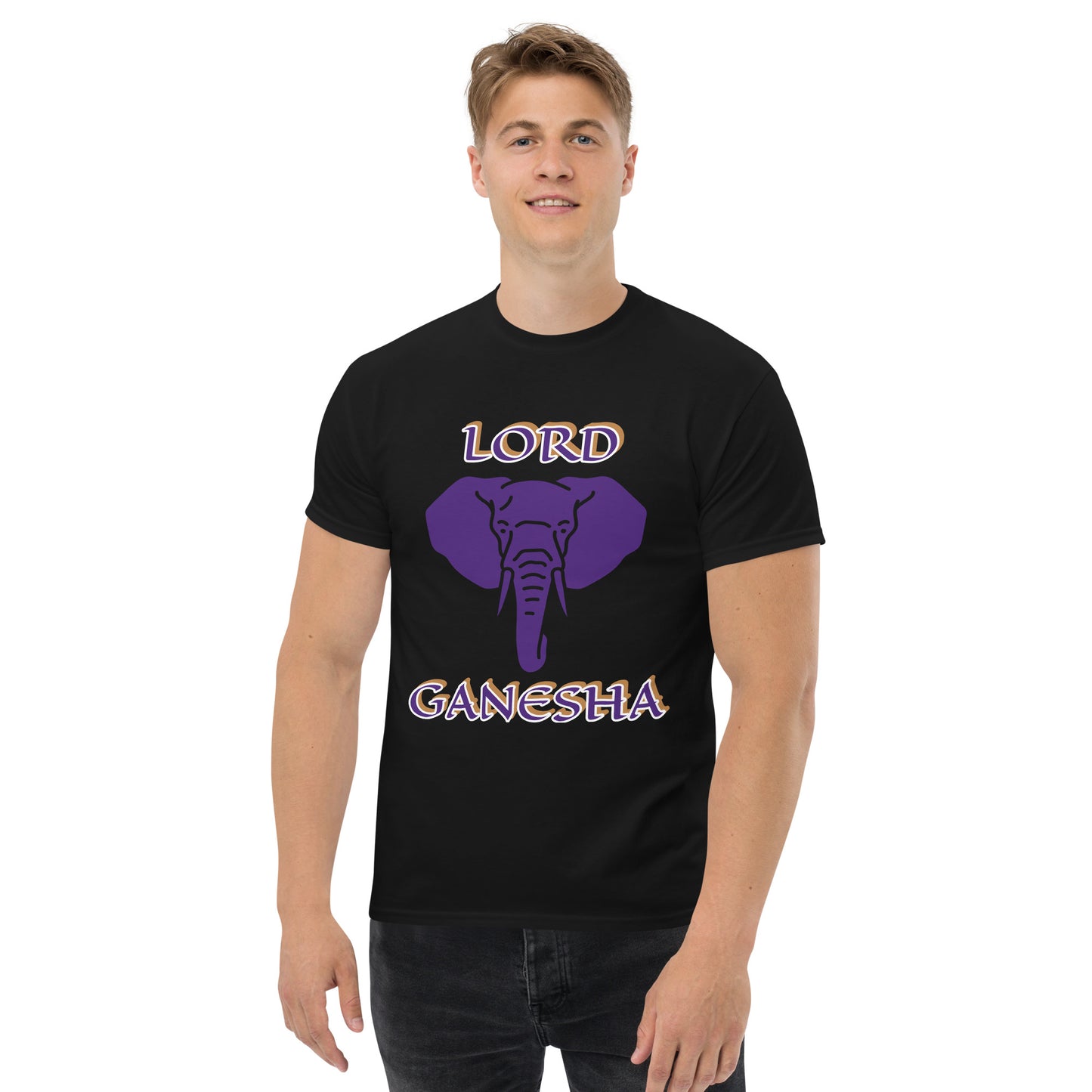 Lord Ganesha Purple Unisex classic tee