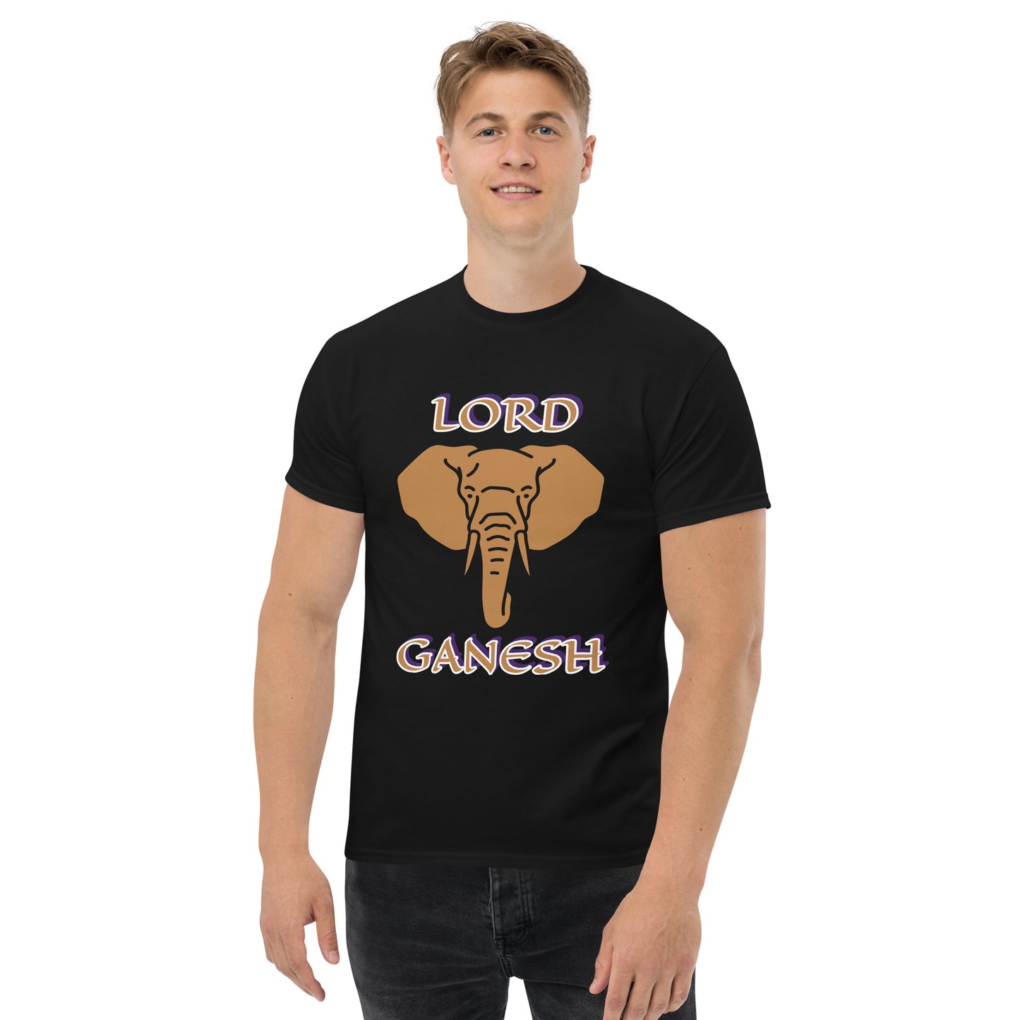 Lord Ganesh Gold Unisex classic tee