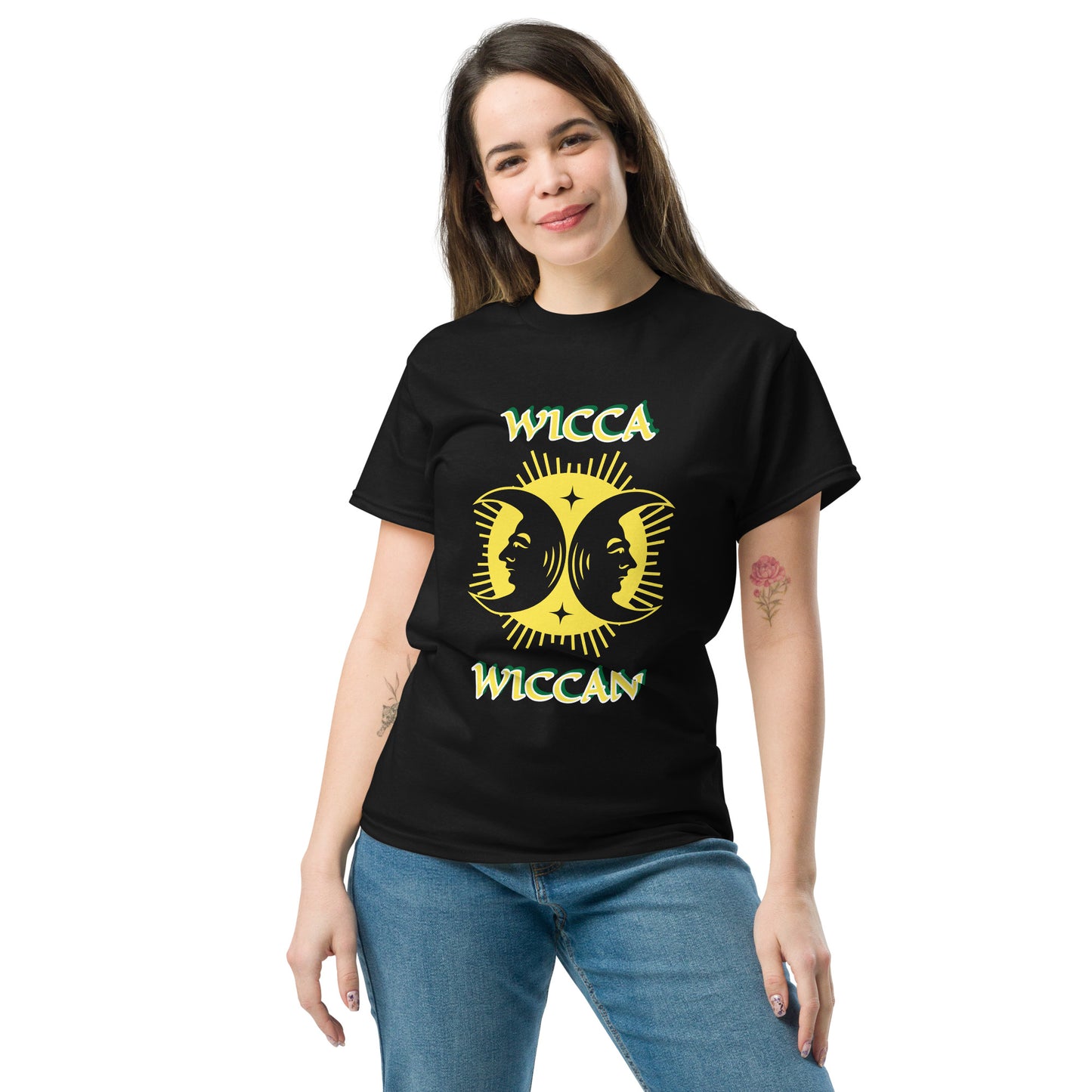 Wicca Yellow Wiccan Unisex classic tee