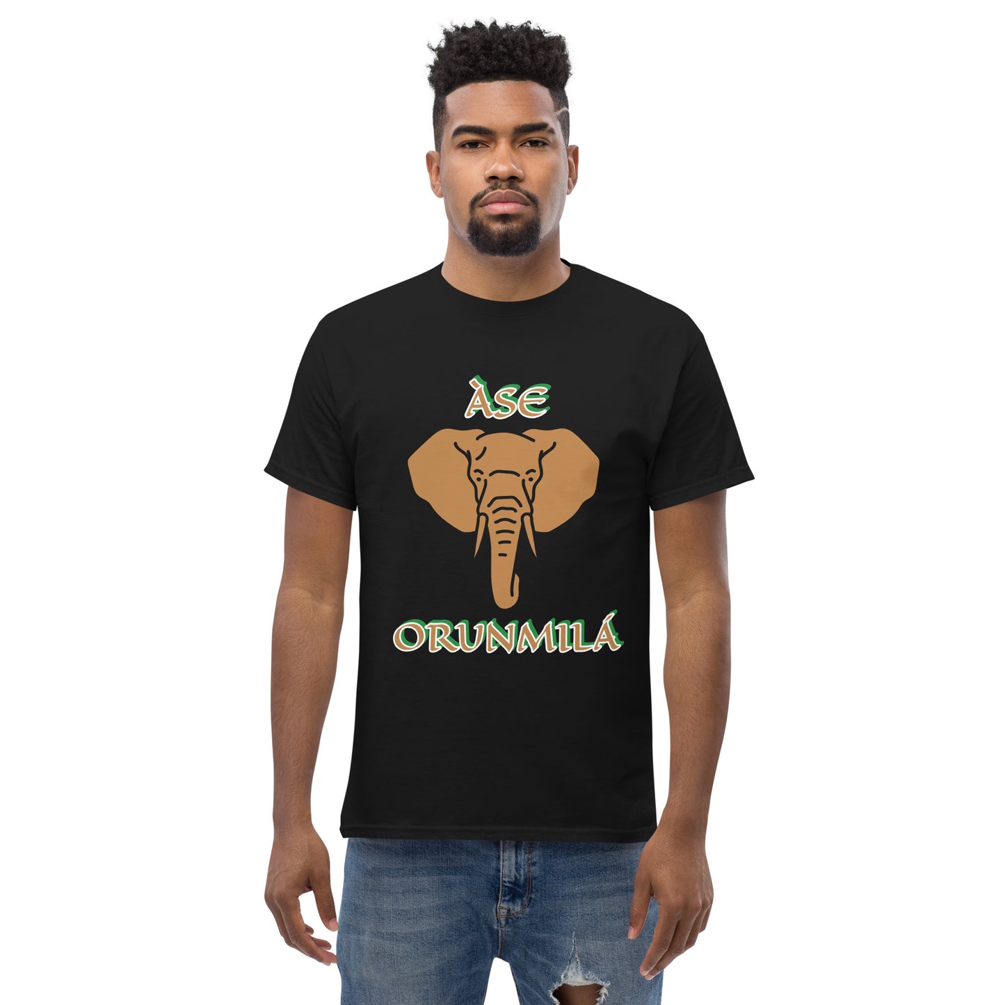 Ase Orunmila Isese reverse Unisex classic tee