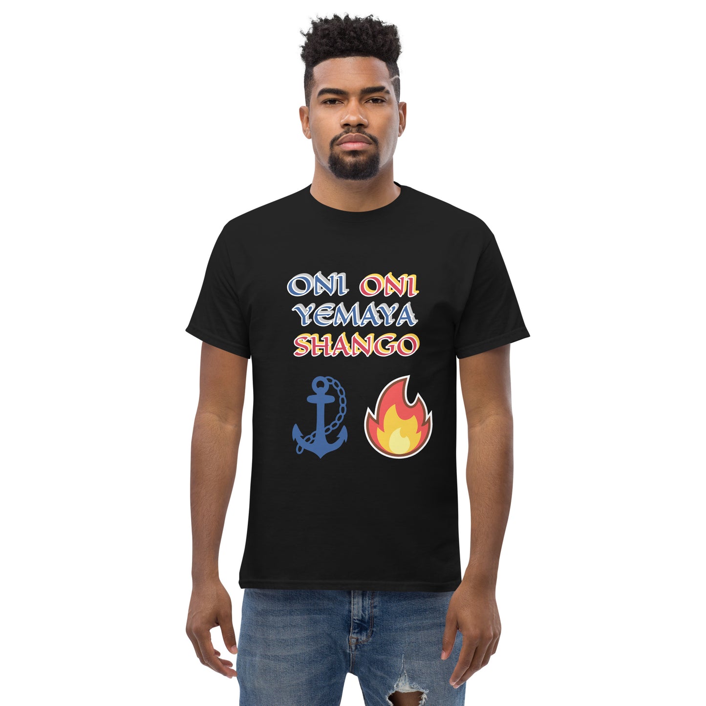 Oni Oni Yemaya/ Shango icon Lucumi Unisex classic tee