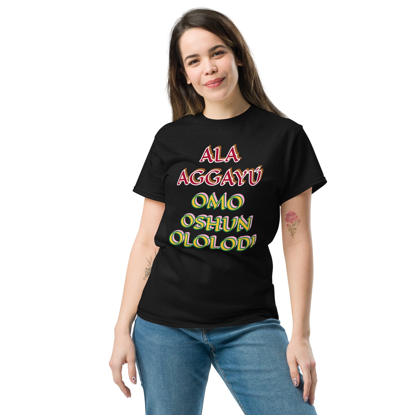 Ala Aggayu Omo Oshun Ololodi Lucumi Unisex classic tee