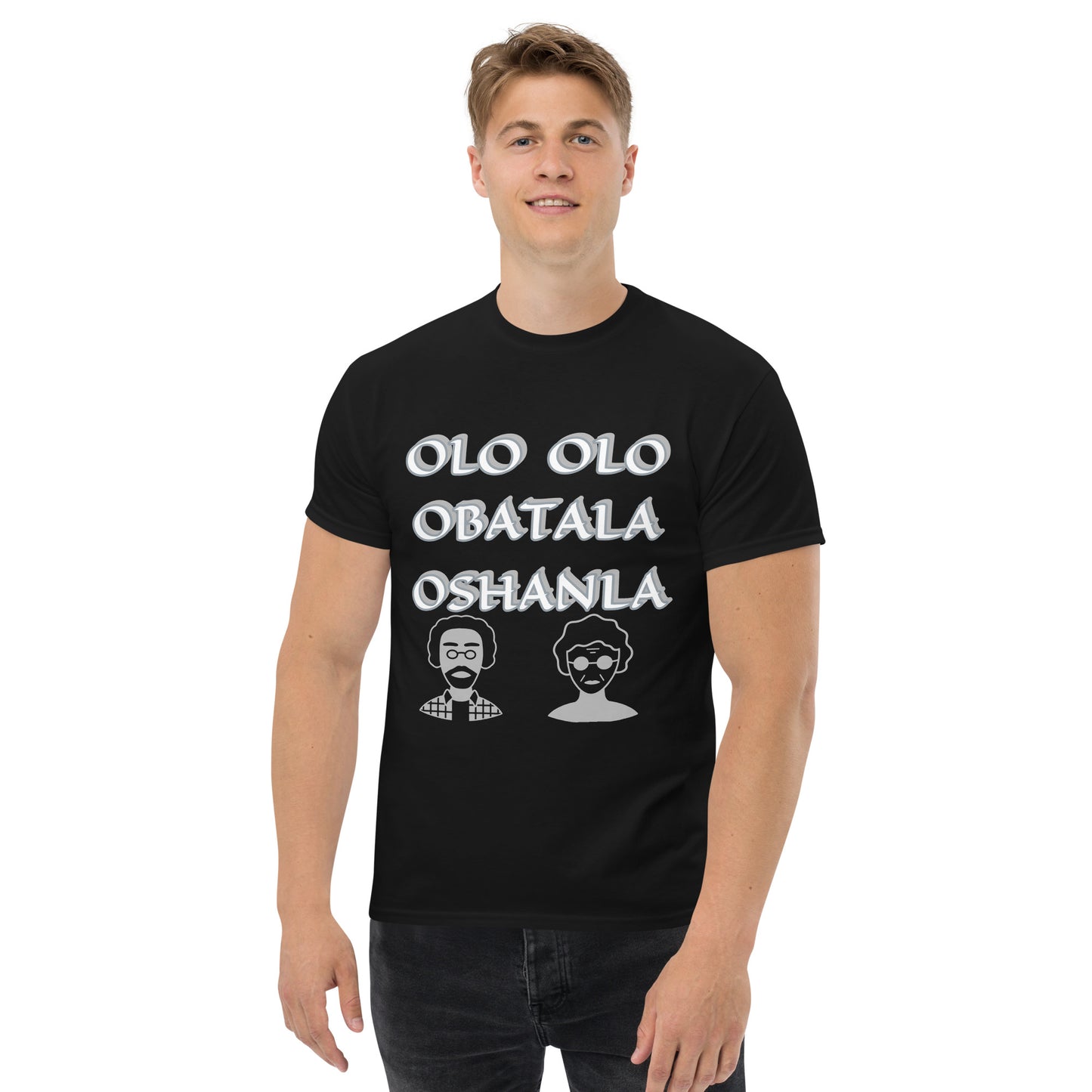 Olo Olo Obatala Oshanla Lucumi icon Unisex classic tee