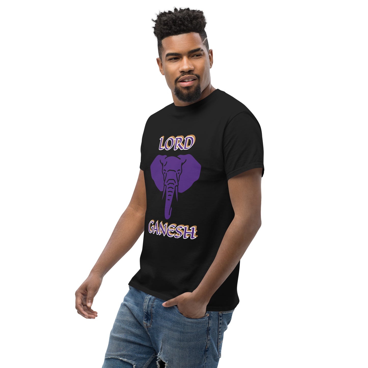 Lord Ganesh Purple Unisex classic tee