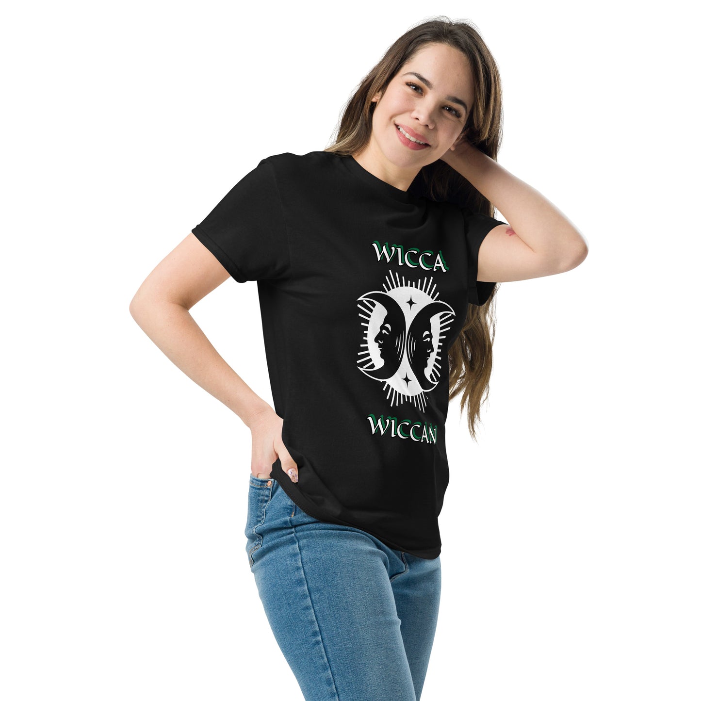 Wicca White Wiccan Unisex classic tee