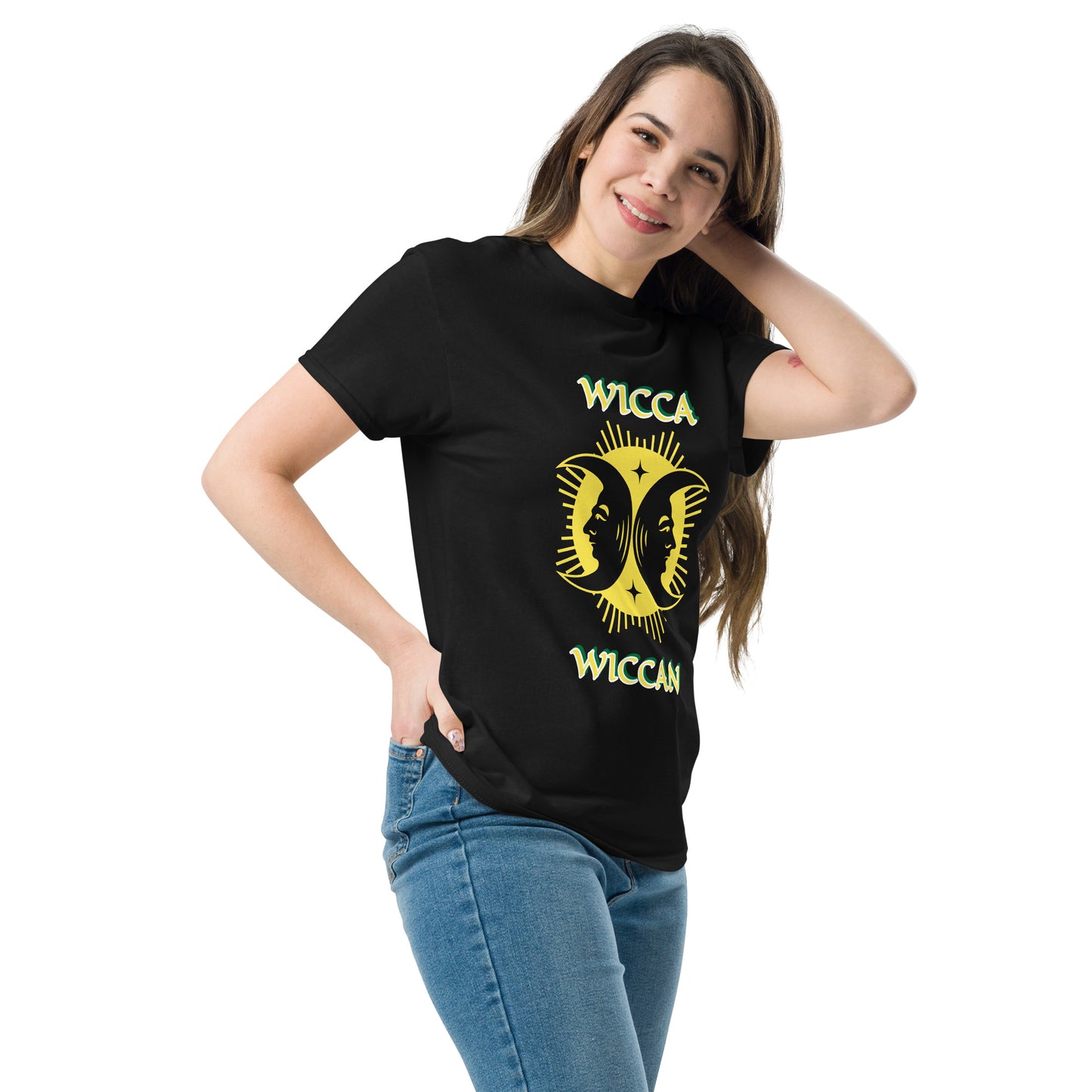 Wicca Yellow Wiccan Unisex classic tee