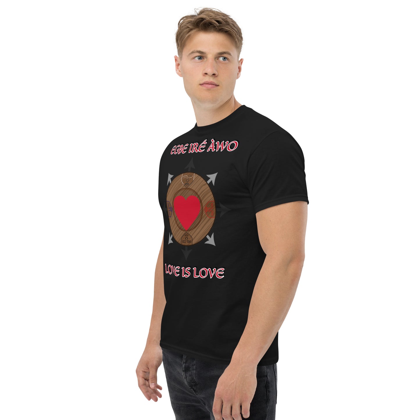 Egbe Ire Awo Logo Love is Love Unisex classic tee