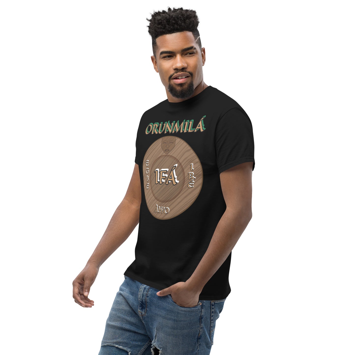 ORUNMILÁ Egbe IRÉ ÀWO Ifa Gold Unisex classic tee