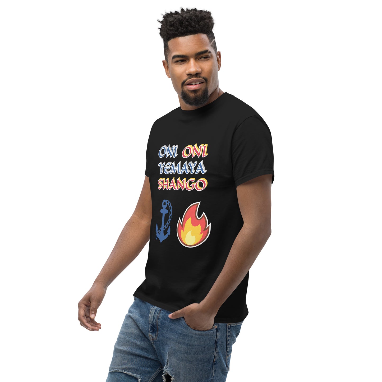 Oni Oni Yemaya/ Shango icon Lucumi Unisex classic tee