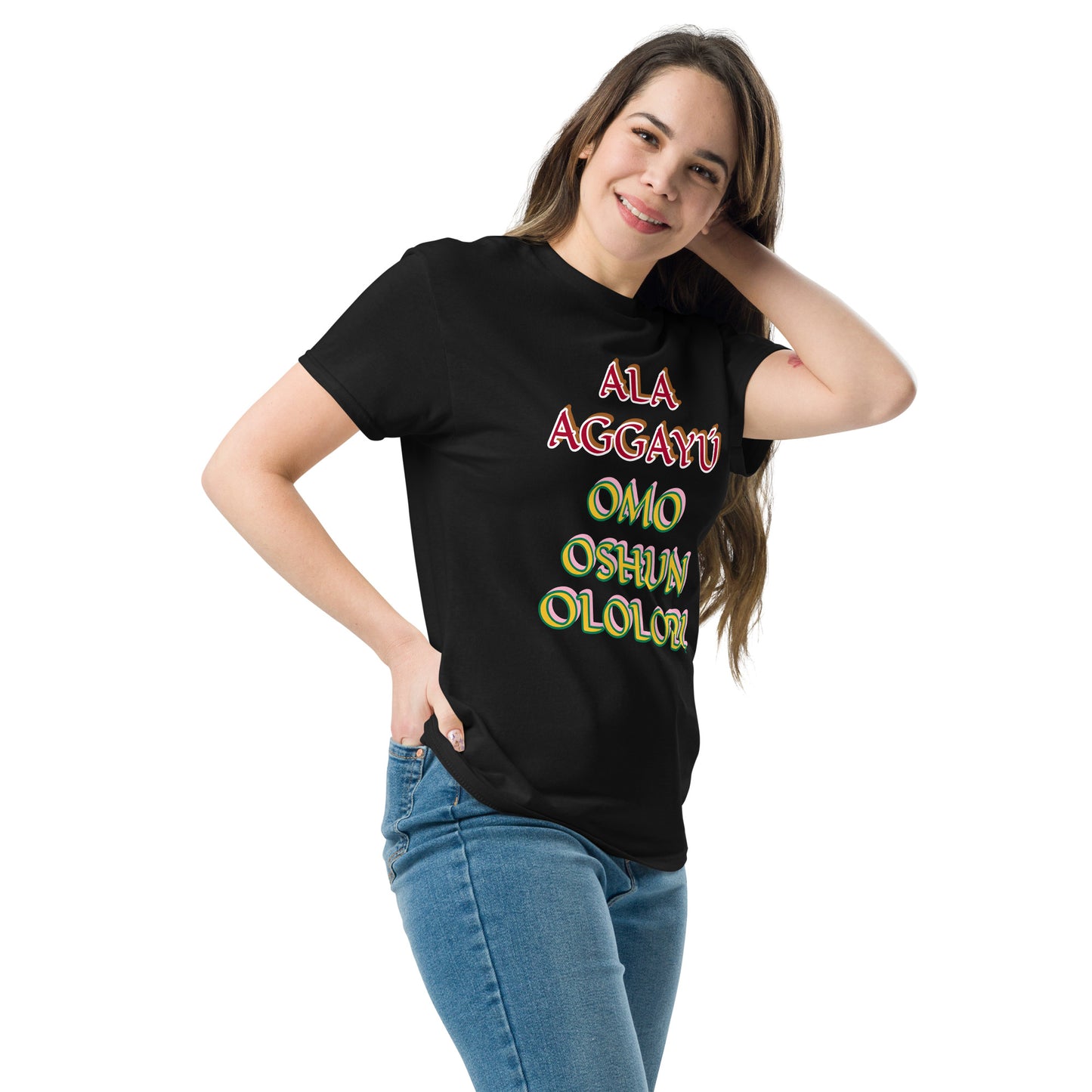 Ala Aggayu Omo Oshun Ololodi Lucumi Unisex classic tee