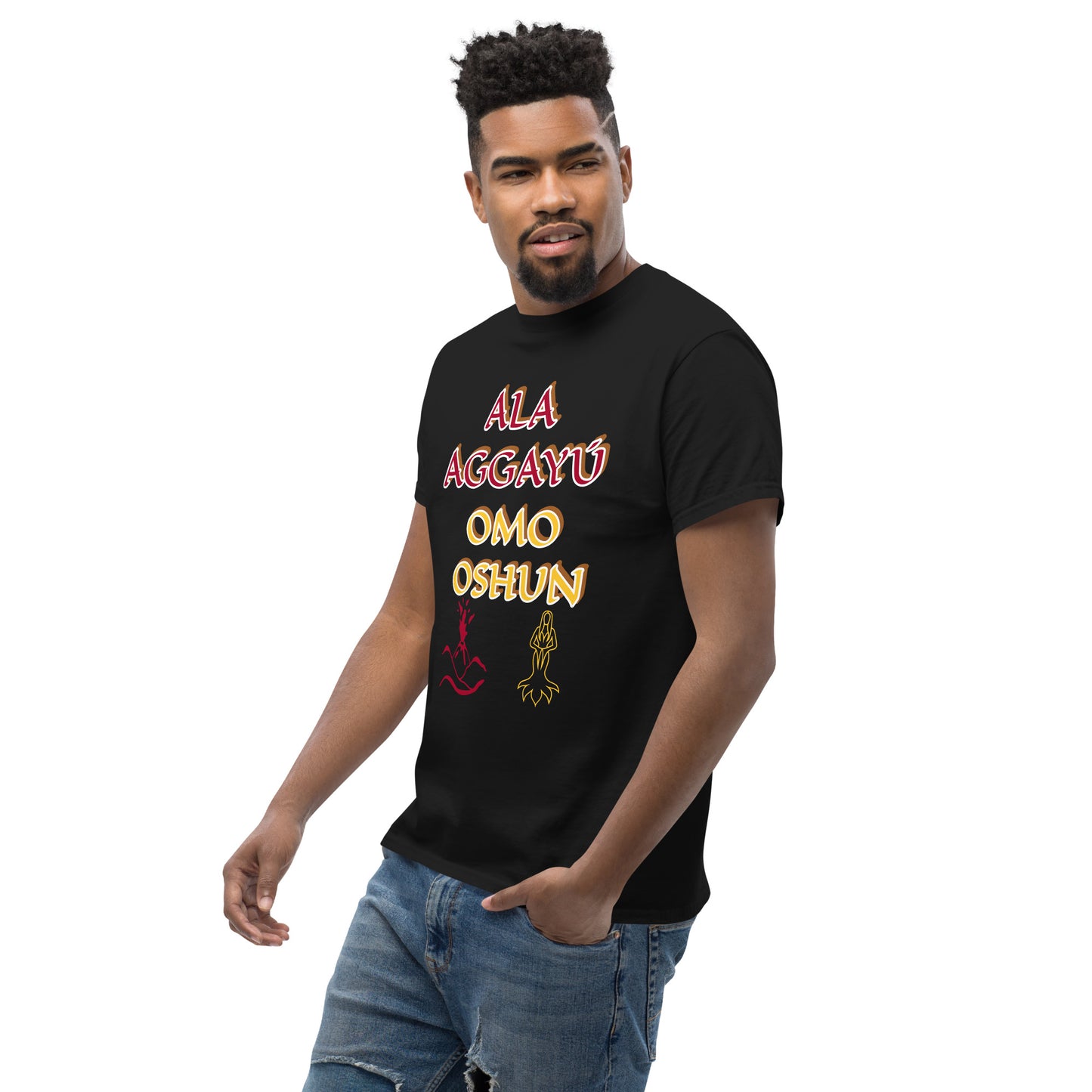 Ala Aggayu Omo Oshun Ololodi Lucumi icon Unisex classic tee