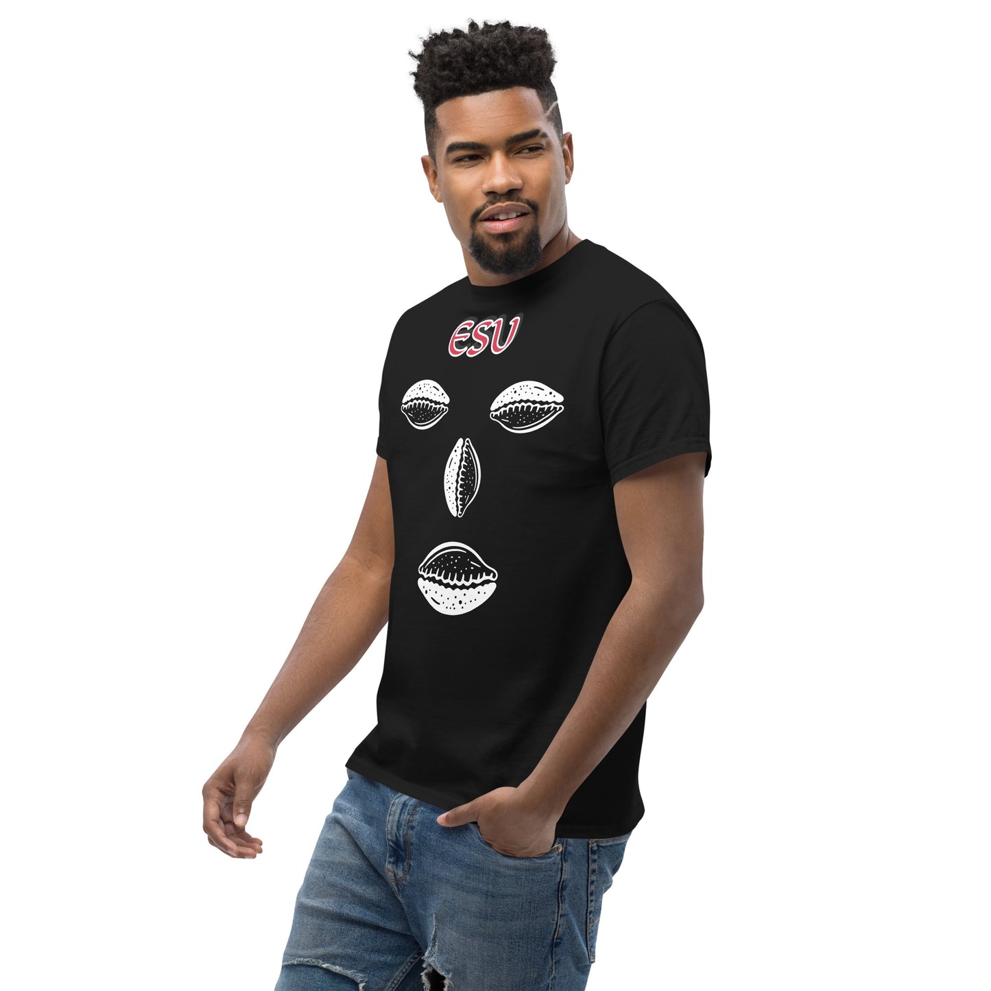 ESU Isese Cowrie White Unisex classic tee