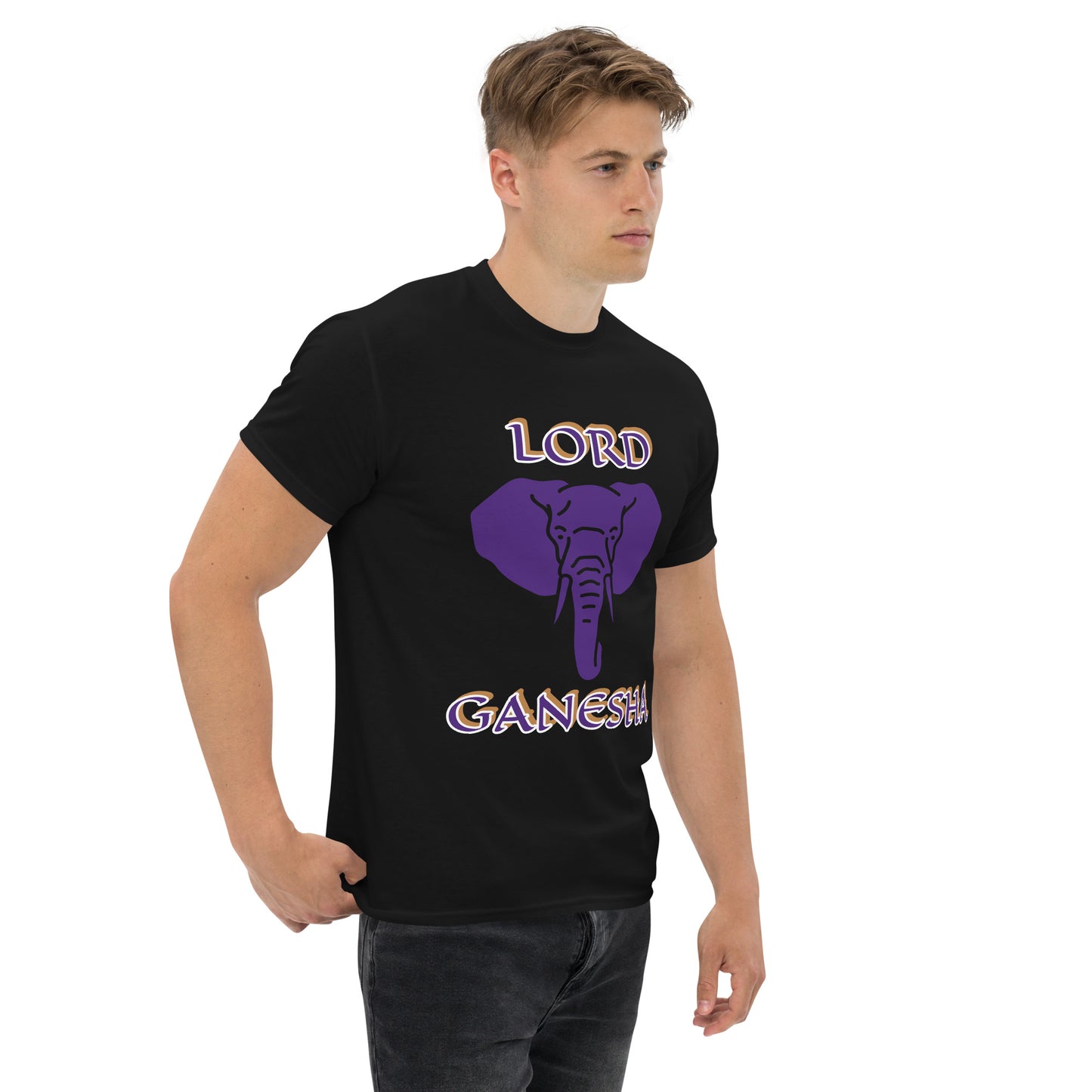 Lord Ganesha Purple Unisex classic tee