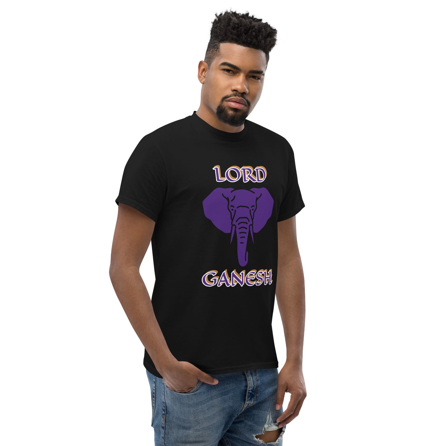 Lord Ganesh Purple Unisex classic tee